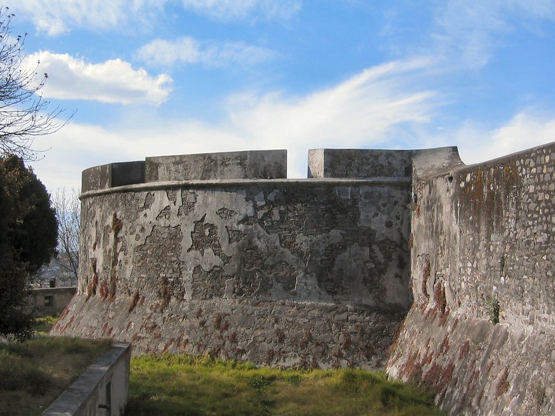 Historic Fort Loreto with ancient stone walls and ramparts